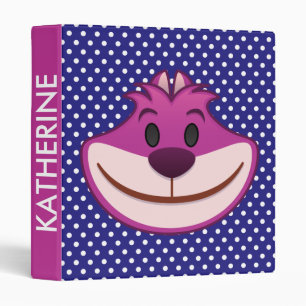 Classeur Alice au pays des merveilles Le Cheshire Cat Emoj