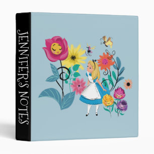 Classeur Alice au pays des merveilles  Les Fleurs des pays 
