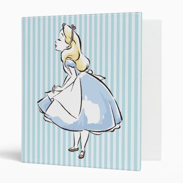 Classeur Alice au pays des merveilles | This Way to Wonderl (Devant/intérieur)