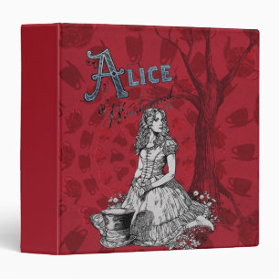 Classeur Alice au pays des merveilles - Tim Burton