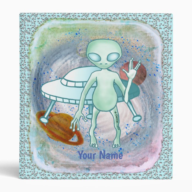 classeur Alien Invader (Devant)