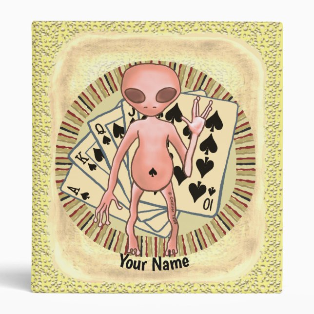 Classeur Alien Poker (Devant)