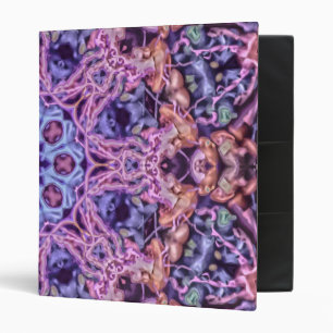 Classeur Alien Purple Psychedélique Kaleidoscopique Mandala
