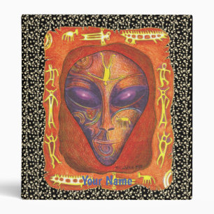 Classeur Alien Rouge Runique