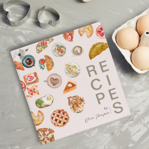 Classeur Aliments Illustré Blush Pink Recette