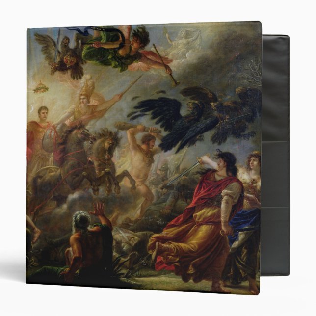 Classeur Allégorie de la bataille d'Austerlitz (Devant/Intérieur)