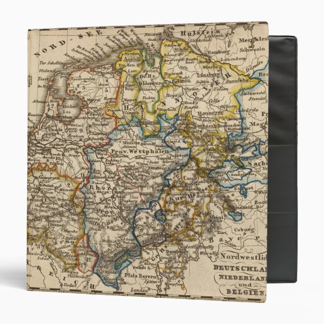 Classeur Allemagne, Pays-Bas et Belgique (Devant/Intérieur)