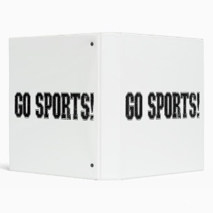Classeur Allez Sports ! Amusant Sport Vintage Ventilateur S