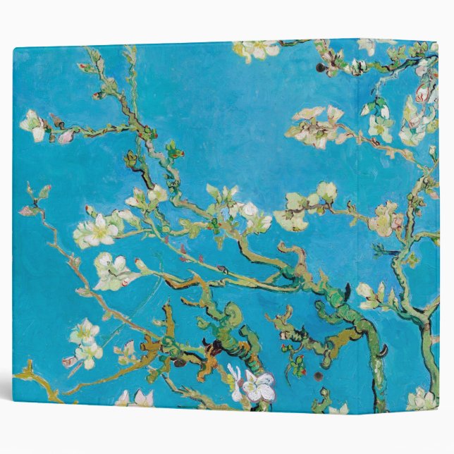 Classeur Almond Blossom, Vincent van Gogh (Dos/Côté)
