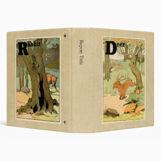 Classeur Alphabet animal des bois