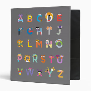 Classeur Alphabet personnalisable de Rue Sésame