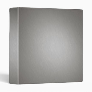 Classeur Aluminium balayé par argent rayé