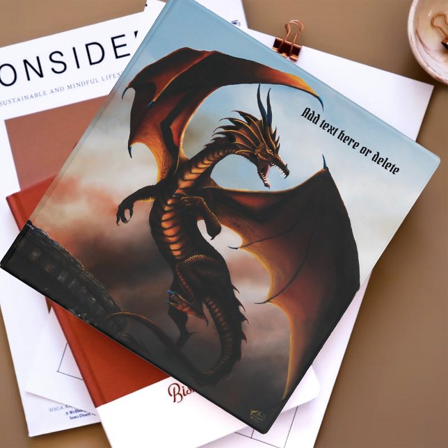 Classeur Amber Dragon Imaginaire (Créateur téléchargé)