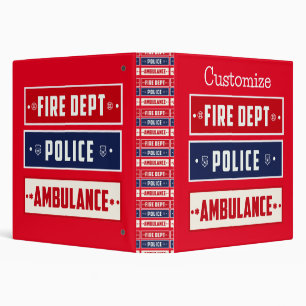 Classeur Ambulance de police des incendies Thunder_Cove