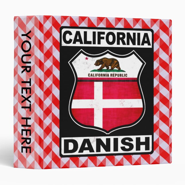 Classeur américain danois de Californie (Devant/Côté)