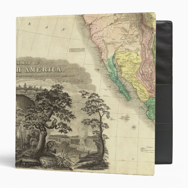 Classeur Amérique du Nord Sud-Ouest (Devant/Intérieur)