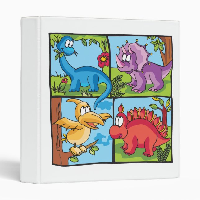Classeur Amis de Dino (Devant/Côté)