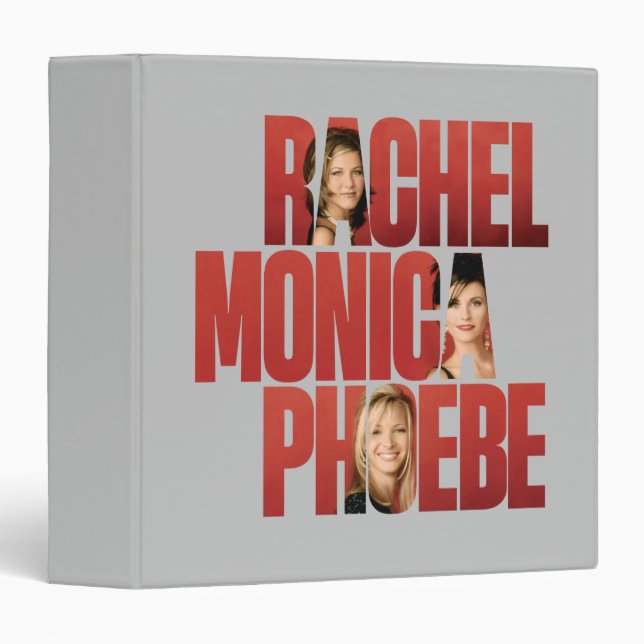 Classeur AMIS™ | Rachel, Monica & Phoebe (Devant/Côté)
