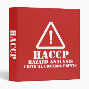 Classeur Analyse des risques Red HACCP
