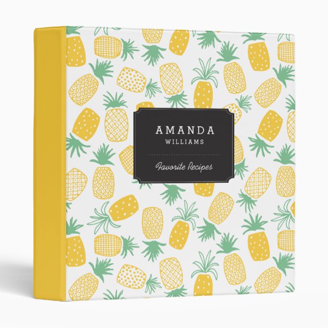 Classeur Ananas (Devant/Côté)