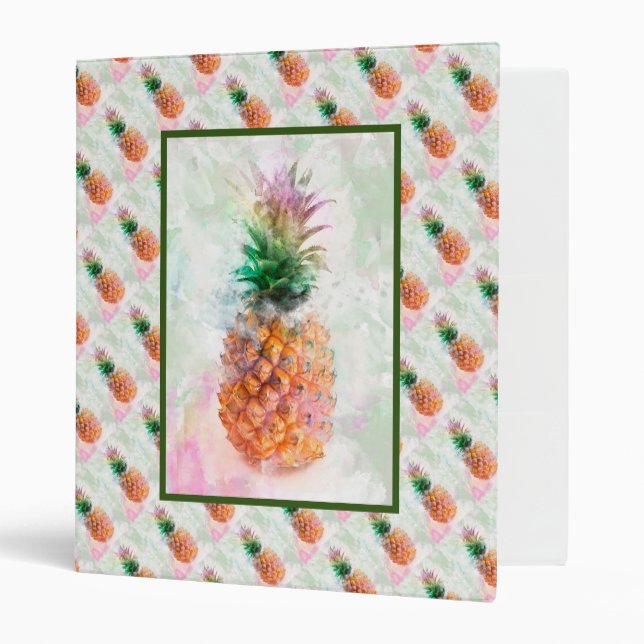 Classeur Ananas (Devant/intérieur)