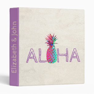 Classeur Ananas Hawaïen Adorable Aloha