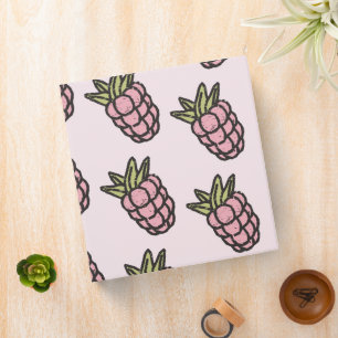 Classeur Ananas Motif Y2K Retro Funky Retro