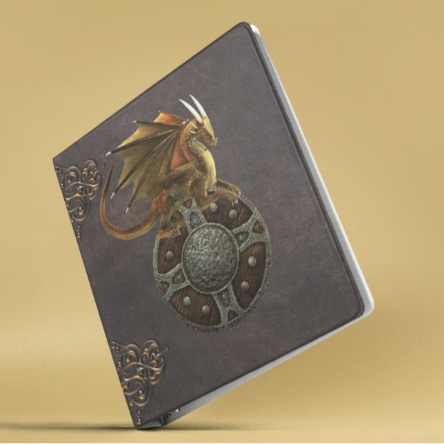 Classeur Ancien Dragon Viking En Cuir Distressé (Créateur téléchargé)