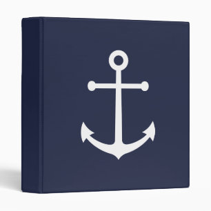 Classeur Ancre bleue marine