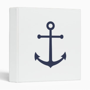 Classeur Ancre bleue marine