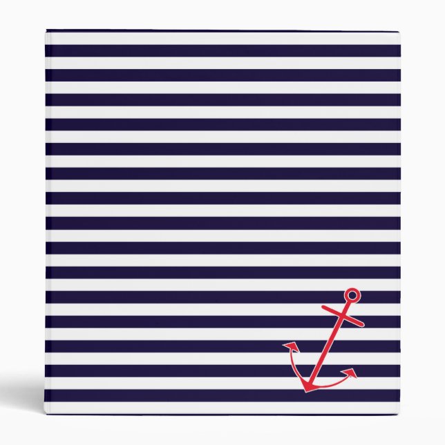 Classeur Ancre nautique classique (Devant)