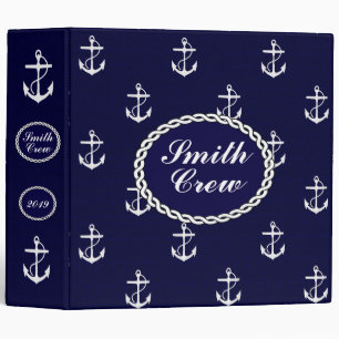 Classeur Ancre Opus Posh Personnalisée Nautique