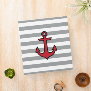 Classeur Ancre rouge, Ancre de bateau, Ancre de navire, Ray