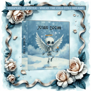 Classeur Ange squelette – Le côté doux de l'au-delà. 