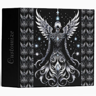 Classeur Angle De Tatouage Noir Et Argent
