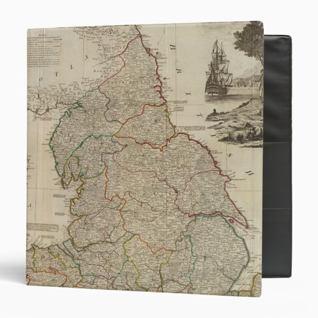 Classeur Angleterre, Pays de Galles Nord (Devant/Intérieur)