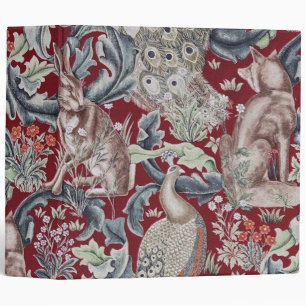 Classeur Animaux forestiers, William Morris