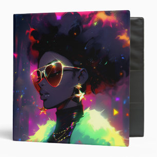Classeur Anime Girl African American Art