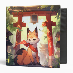 Classeur Anime Kitsune Cute Fox Imaginaire Art
