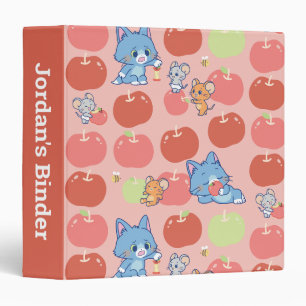 Classeur Anime Tom, Jerry et Tuffy Apple Motif