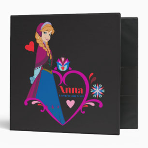 Classeur Anna   Coeur rose