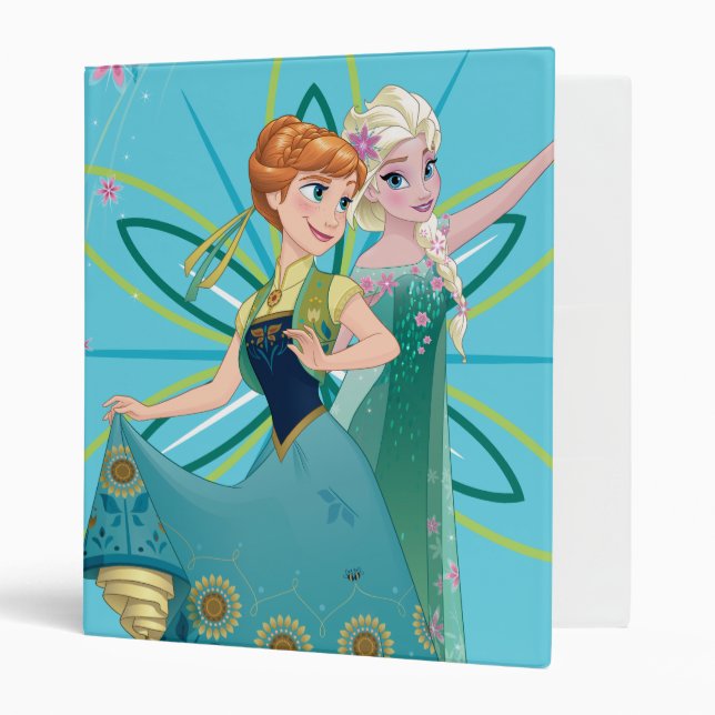 Classeur Anna et Elsa | Célébrer la Sisterhood (Devant/intérieur)