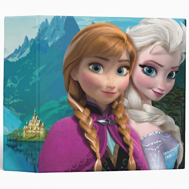 Classeur Anna et Elsa | Ensemble (Devant/Côté)