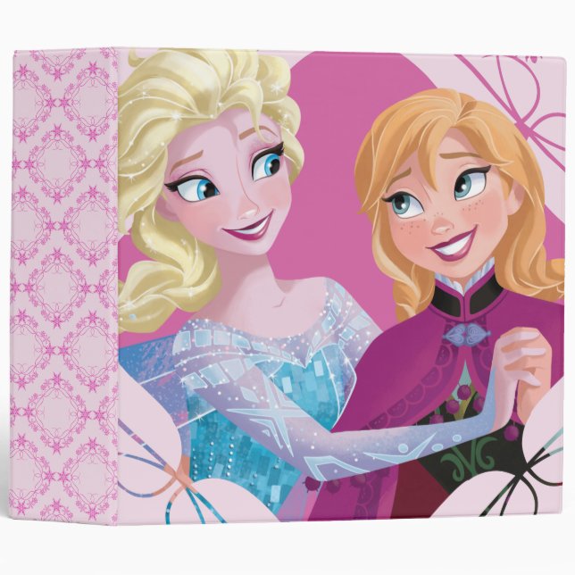 Classeur Anna et Elsa | Famille pour toujours (Devant/Côté)
