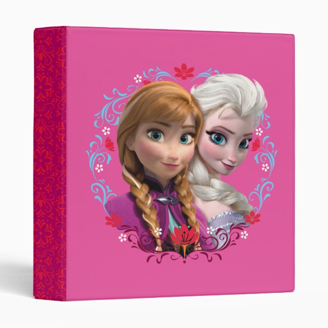 Classeur Anna et Elsa | Fort (Devant/Côté)