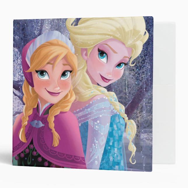 Classeur Anna et Elsa | Mains de retenue (Devant/intérieur)