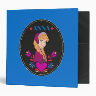 Classeur Anna   Portrait en cercle noir