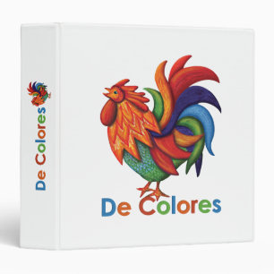 Classeur Anneau 1,5" de De Colores Rooster Gallo EZD 3