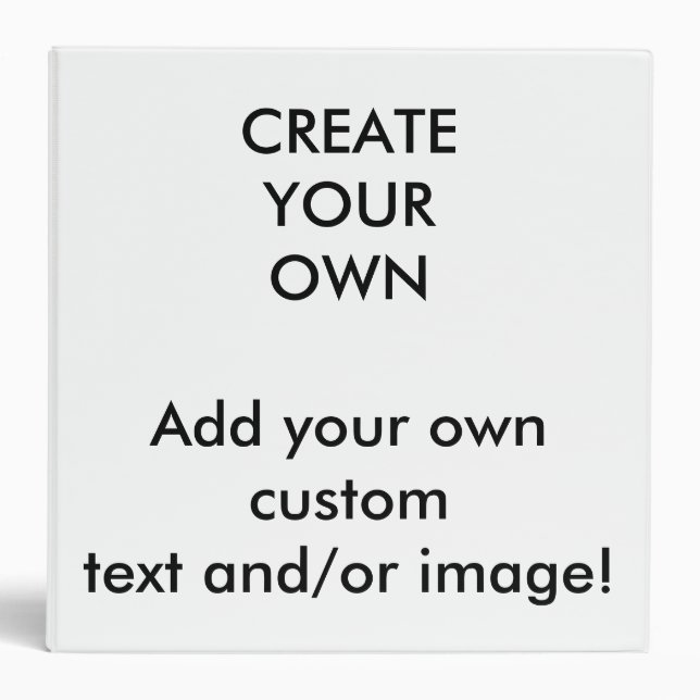 Classeur Anneau fait sur commande de la signature 3 d'Avery (Devant)