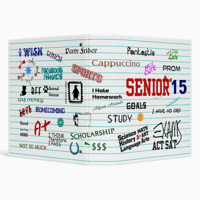 Classeur Année d'élève de terminale (Arrière-plan)